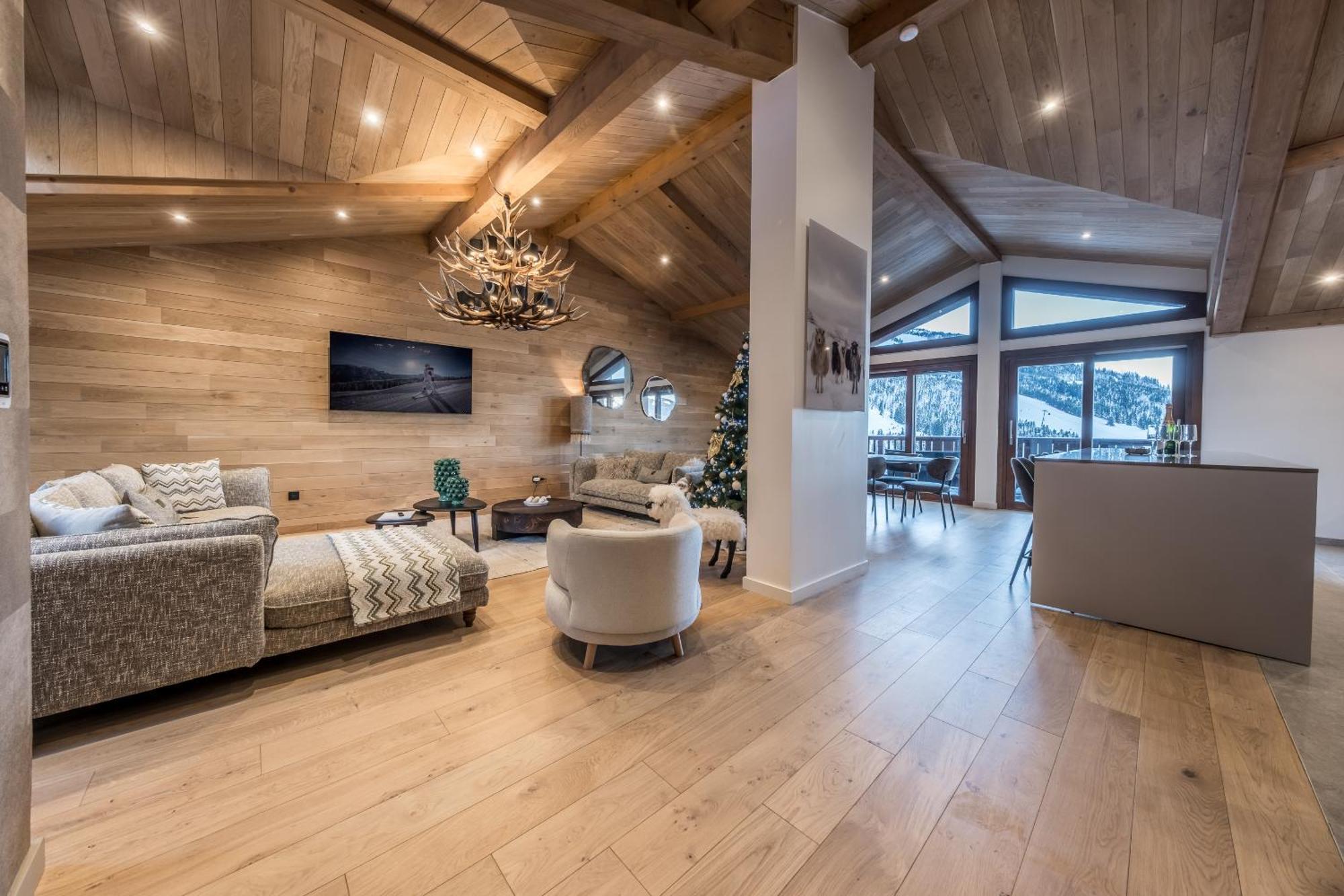 Le Glacier Pelve Courchevel 1650 - Five Bedrooms - Bed & Breakfast Экстерьер фото